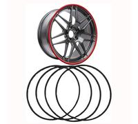 Protectores De Borde De Rueda De Aleación Ligera De 17 A 22 Pulgadas, Anillo De Protección For Cubo De Rueda De Automóvil De 4 Piezas, Tira De Moldura De Borde De Modificación Adhesiva De Bricolaje(Sc