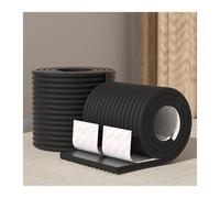 Protectores de borde en forma de W para mesa de café de cristal, alfombrillas de pared de seguridad de espuma, tira protectora de parachoques para muebles, cojín de esquina suave