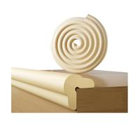 Protectores de Bordes y Esquinas de Seguridad, 2 m y 4 Esquinas, Tira de protección de Bordes de Seguridad de Espuma presellada, Protectores de Borde de Mesa a Prueba de bebés para niños (Beige)