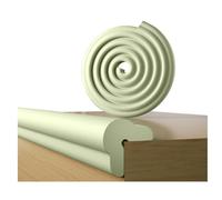 Protectores de Bordes y Esquinas de Seguridad, 2 m y 4 Esquinas, Tira de protección de Bordes de Seguridad de Espuma presellada, Protectores de Borde de Mesa a Prueba de bebés para niños (Verde)