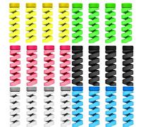Protectores de Cable de Carga 24 Piezas Protector de Cargador Multicolor Protección USB de Silicona Flexible para Líneas de Datos de Teléfonos Móviles 6 Colores