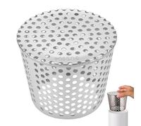 Protectores de Canalón, Rejilla Desague Jardin, Protector de Hojas para Canalones de Acero Inoxidable, Filtro de Hojas para Bajantes de Desagüe, Filtros para Desagües de Tejados Planos (90-110 mm)