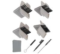 Protectores de cera para Phonak ReSound Widex, kit de herramientas de limpieza con cepillo y paño para ayudas CIC