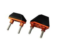 Protectores De Chasis Cuadro Para Z800 2013-2014 2015 2016 Z750 Z1000 Accesorios Para Moto Control deslizante del marco de la motocicleta(Naranja)