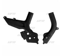 PROTECTORES DE CHASIS PARA KTM SXF '19-'21, COLOR NEGRO