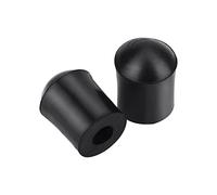 Protectores de Clavija de Extremo de Contrabajo, 2 Piezas Tapón de Punta de Goma de Clavija de Extremo de Contrabajo Accesorio de Tapa de Extremo Protector Negro