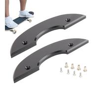 Protectores de cubierta para monopatín, goma alta, accesorios para patineta, protector de bordes, para niños, principiantes, niñas, jóvenes, protección contra la nariz y la cola, tira anticolisión