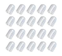 Protectores de dedos de silicona, 20 unidades, para deportes al aire libre, transparentes, transpirables, para mujeres y hombres, con tirantes de tacón alto, capas de trabajo, eventos formales, de pie