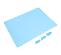 Protectores de Dedos de Silicona Antideslizantes y Antiescaldaduras | Azul, Almohadilla de Silicona Incluida, Fácil de Limpiar, Tacto Cómodo para Manualidades