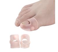 Protectores de dedos del pie, 4 pares de fundas silicona para el dedo del pie, corrector de uñas de los pies encarnados, herramienta de corrección de paroniquia, ampollas de callos y hallux valgus