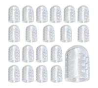 Protectores de dedos Mujer,Protectores de dedos pequeños | Juego de fundas de silicona para dedos antifricción,20 punteras prueba de sudor para hombres y mujeres, previenen ampollas, maíz,