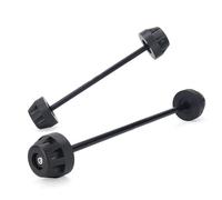 Protectores de Eje para Suzuki GSXS 1000 950, protección anticaídas, Deslizador anticolisión GSXS 1000 GT GSX S950 Motos cubrecarter Chasis de Motocicleta(Front Rear Black)