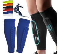 Protectores De Espinillas Achilles, Protector De Espinillas Shinbang 2.0 - Protectores De Espinillas Shindefender, Protectores De Espinillas Shinbang Ski, Protector De Espinillas Shinbang Ski (M,Azul)