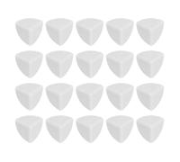 Protectores de Esquina de Escritorio de Silicona para 20 Piezas, Protección de Borde de Esquina, Lavadora Negra, Ventana, Muebles, Esquina Anticolisión (Blanco puro)