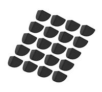 Protectores de Esquina de Escritorio de Silicona para 20 Piezas, Protección de Borde de Esquina, Lavadora Negra, Ventana, Muebles, Esquina Anticolisión (Negro)