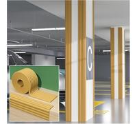 Protectores de esquina de goma Protector de esquina de pared for estacionamientos Esponjas Esquinas de mesa Columna Anti-impacto Alféizares de ventana Protector de esquina 0,8 cm de espesor Antidesliz