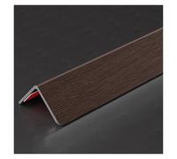 Protectores de esquina de pared autoadhesivos de grano de madera, tira protectora de borde de 89° for protección del hogar, muebles, paneles de yeso y puertas(Brown,1.0x39.4in/2.5x100cm)