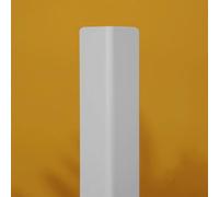 Protectores de Esquina de Pared de contención, Protector de Esquina de moldura en L de versatilidad Impermeable, Barrera de Seguridad(White4,L140cm/55in)