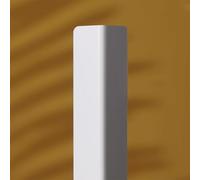 Protectores de Esquina de Pared de contención, Protector de Esquina de moldura en L de versatilidad Impermeable, Barrera de Seguridad(White1,L75cm/30in)