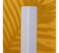 Protectores de Esquina de Pared de contención, Protector de Esquina de moldura en L de versatilidad Impermeable, Barrera de Seguridad(White2,L100cm/39in)