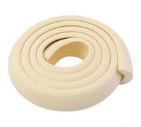 Protectores de esquina de seguridad anticolisión para bebés con tiras de goma protectoras de bordes, acolchado absorbente de golpes con respaldo fuerte para muebles (beige)
