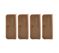 Protectores de esquina de silicona, 4 cojines de seguridad para un entorno doméstico más seguro (marrón)