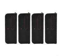Protectores de esquina de silicona 4PCS Cojines de seguridad para un entorno doméstico más seguro (negro)