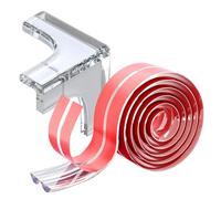 Protectores de esquina para muebles, protección de esquina para niños pequeños | Parachoques de seguridad extraíble con borde transparente de 6,56 pies de longitud, Bordes de muebles adhesivos de
