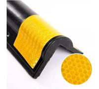 Protectores de esquina reflectantes para paredes de garaje, protección de parachoques más gruesa, evita daños y mejora la seguridad