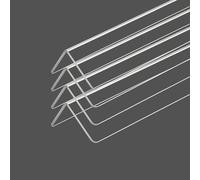 Protectores de esquina transparentes de 100 cm, borde anticolisión sin perforaciones para umbrales de puertas y ventanas, paquete de 8, 30 mm de ancho, protector de borde de seguridad, fácil