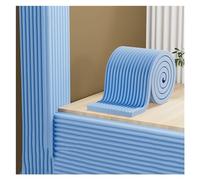 Protectores de esquinas con ribete de refuerzo, El múltiplo multicolor del guardia de parachoques la esquina espuma clasifica los 2cm gruesos 20cm par en(Blue,4M/13.12Ft)