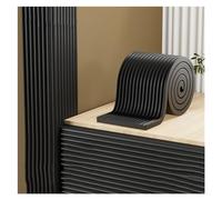 Protectores de esquinas con ribete de refuerzo, El múltiplo multicolor del guardia de parachoques la esquina espuma clasifica los 2cm gruesos 20cm par en(Black,20M/65.61Ft)