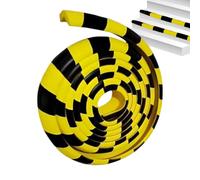 Protectores de esquinas de borde - Parachoques acolchados de goma de espuma en forma de L, cojines de seguridad de bordes absorbentes, juego de protección de muebles, chimenea, armario, puerta, cama