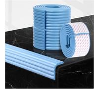 Protectores de esquinas de espuma, Protectores de esquinas for muebles con protector pared espuma adhesiva, amortiguadores seguridad for mesa chimenea y escalera(Blue,2pcs)