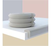 Protectores de esquinas de espuma, Protectores de esquinas for muebles, protectores bordes adhesivos doble cara, precintados, con relleno espuma(Gray,4m)