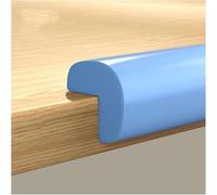 Protectores de esquinas de espuma, Protectores de esquinas for muebles, protectores bordes con relleno espuma adhesiva 3M for mesas y afiladas, topes seguridad(Blue,2pcs)