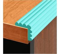 Protectores de esquinas de espuma, Protectores de esquinas for muebles, protectores seguridad con cinta adhesiva doble cara for mesas, chimeneas y encimeras(Green B,4pcs)