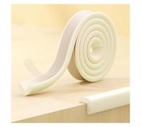 Protectores de esquinas de espuma, tiras autoadhesivas for bordes de muebles, parachoques de seguridad for niños, cojines for escaleras, tiras anticolisión for muebles, gabinetes y escalones(Beige,2m/