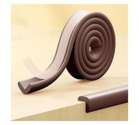 Protectores de esquinas de espuma, tiras autoadhesivas for bordes de muebles, parachoques de seguridad for niños, cojines for escaleras, tiras anticolisión for muebles, gabinetes y escalones(Brown,5m/