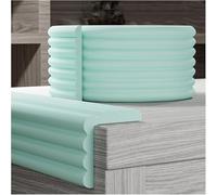 Protectores de esquinas para muebles, Protectores de esquinas for muebles, protectores bordes, relleno espuma seguridad, adhesivo fuerte, pared y mesa, cojines(Green B,3pcs)