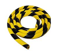 Protectores De Esquinas para Paredes De Alta Resistencia, Tiras Anticolisión Amarillas Y Negras De 5 M/196.9", Almohadilla Protectora Autoadhesiva De Caucho NBR(U-Shaped,10PCS)