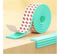 protectores de esquinas Parachoques de espuma, protectores anchos for muebles, protectores de bordes afilados for mesas(Green,10m)