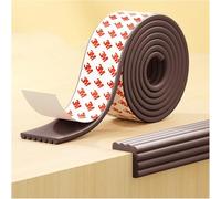 protectores de esquinas Parachoques de espuma, protectores anchos for muebles, protectores de bordes afilados for mesas(Brown,5m)