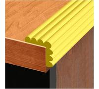 protectores de esquinas Protector de esquinas y bordes a prueba de agua, protectores de aislamiento con cinta adhesiva de doble cara, cojín de esquina for mesa, chimenea y encimera.(Yellow,5pcs)