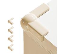 Protectores De Esquinas Reforzados,Protectores De Esquinas,Fabricados En PVC,Suaves Al Tacto,con Un Diseño De Esquinas Redondeadas Y Reforzadas,Fáciles Limpiar(White,L-shaped)