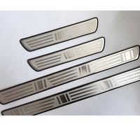Protectores De Estribo De Acero Inoxidable para Mazda CX 5 2012-2021 2022 2023 2024 2025 KE KF, Kit De 4 Piezas para Umbral De Puerta, Cubiertas Protectoras Anti-Desgaste -Fácil De Instalar