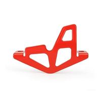 Protectores de freno de bicicleta, 1 paquete, protector de disco de aleación de aluminio, para escudo resistente a impactos, bloqueador de polvo para viajeros y ciclismo de montaña (rojo)