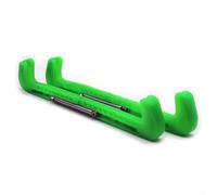 Protectores de hoja de patinaje artístico ajustables con resorte de metal para un ajuste seguro en patines de figura y hockey contra arañazos y abolladuras (verde)