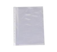 Protectores de hojas transparentes, 100 unidades, sin perforación, impermeables, tamaño A4, organizador de archivos transparente para suministros de oficina escolar para papel de archivo