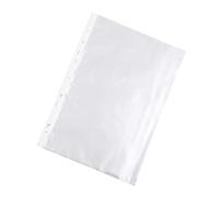 Protectores de hojas transparentes, 200 unidades, protector de papel transparente, bolsa de documentos, soporte de hojas para carpeta perforada, tamaño A4 para papel de archivo